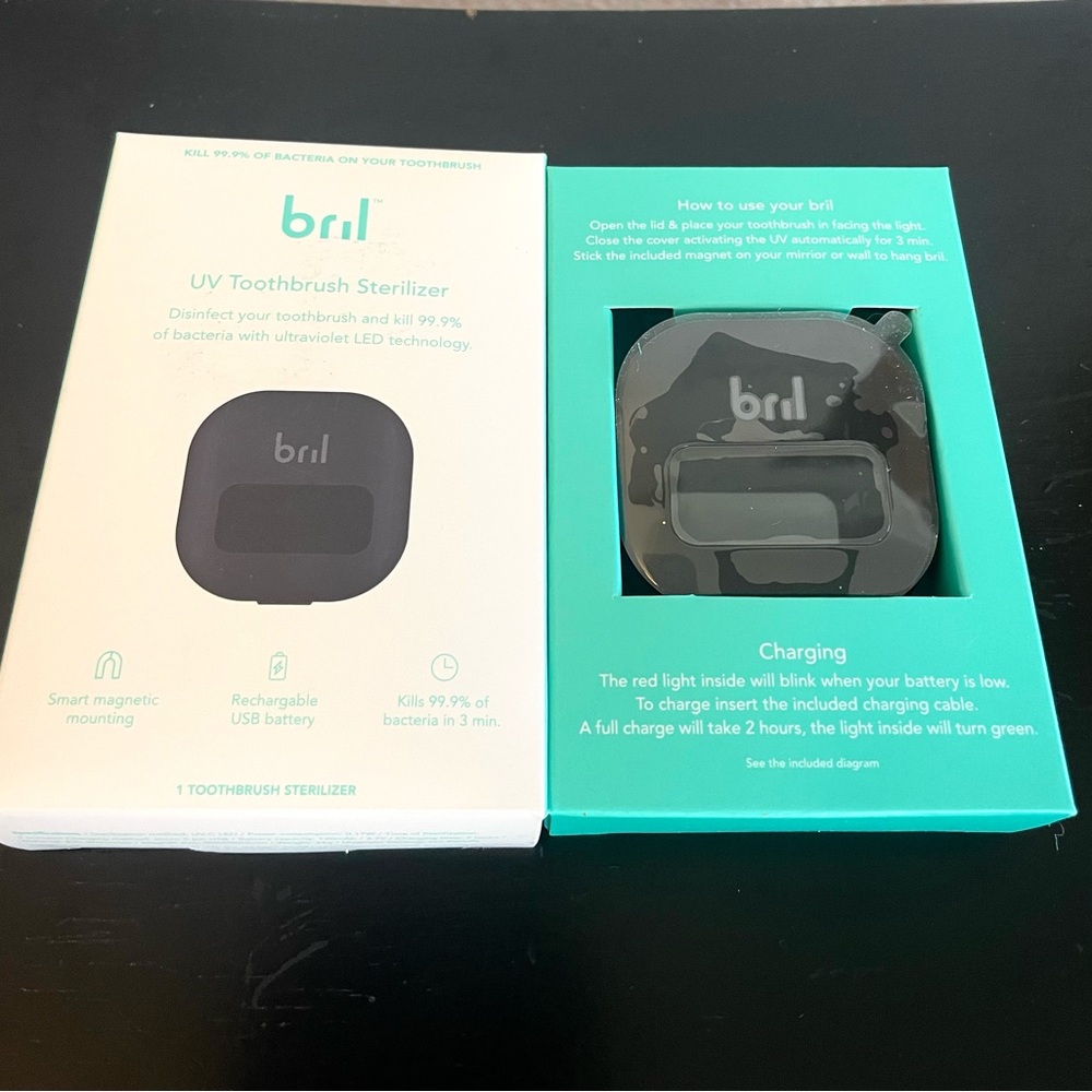 Bril UV Toothbrush Sterilizer, Brand New in package!